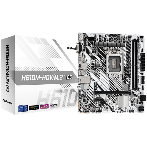 Asrock h610m hdv d5 matx - d5,